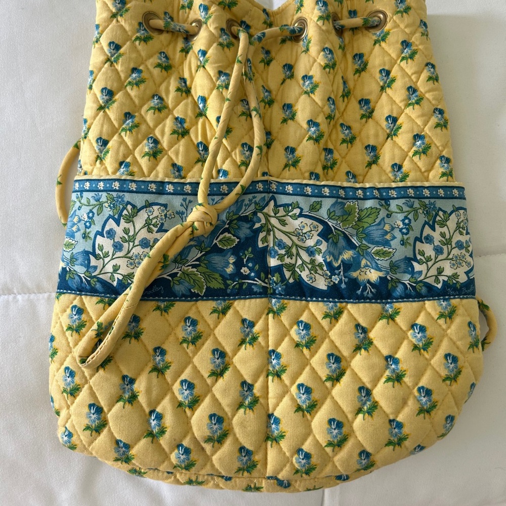 Vera Bradley Katherine Floral Quilted Drawstring Bag and Wallet